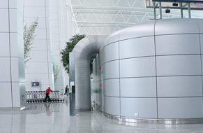 樂鍶建材異形板機場應(yīng)用